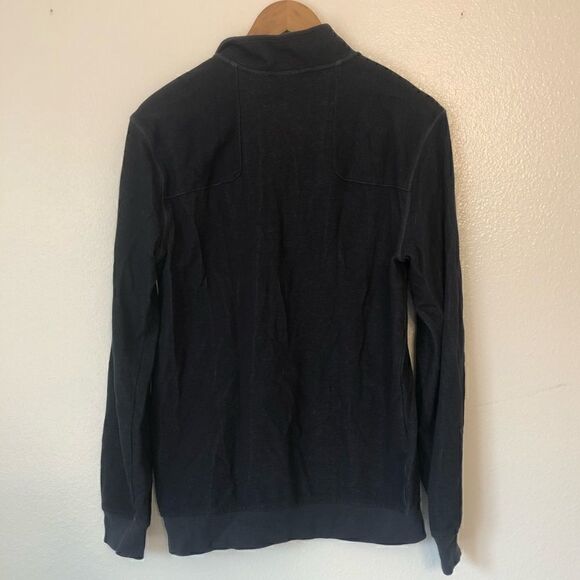 MERREL Selectwick 3/4 Zip Navy Sweater Medium - Picture 2 of 15